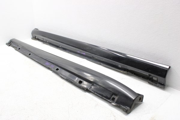 2004-2007 SUBARU WRX STI SIDE SKIRTS ROCKER PANELS OBP BLACK SET LH/RH OEM - Image 2