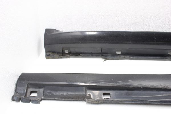 2004-2007 SUBARU WRX STI SIDE SKIRTS ROCKER PANELS OBP BLACK SET LH/RH OEM - Image 3