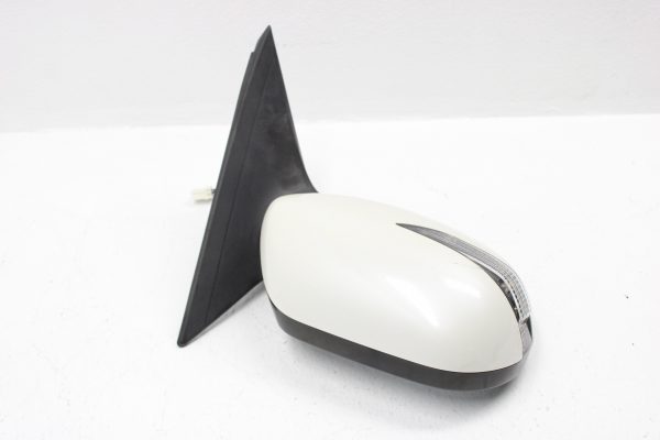 2008-2014 SUBARU WRX STI RH SIDE VIEW MIRROR W/ TURN SIGNAL SATIN WHITE PEARL - Image 2
