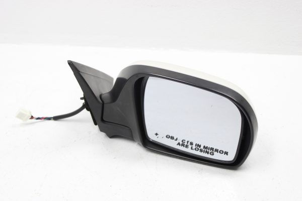2008-2014 SUBARU WRX STI RH SIDE VIEW MIRROR W/ TURN SIGNAL SATIN WHITE PEARL - Image 5