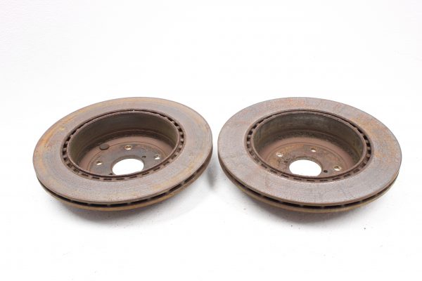 2008-2017 SUBARU WRX STI STOP TECH SLOTTED FRONT AND REAR ROTORS SET 5X114 - Image 4