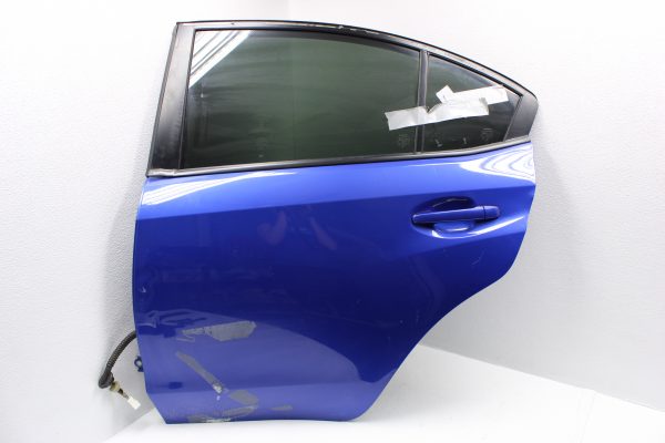 2015-2020 SUBARU WRX & STI REAR LH DOOR ASSEMBLY DRIVERS SIDE WORLD RALLY BLUE
