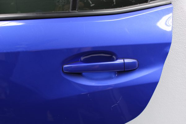 2015-2020 SUBARU WRX & STI REAR LH DOOR ASSEMBLY DRIVERS SIDE WORLD RALLY BLUE - Image 5