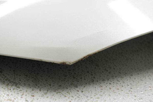 2008-2014 SUBARU WRX & STI HOOD BONET ASSEMBLY SATIN WHITE PEARL OEM - Image 5