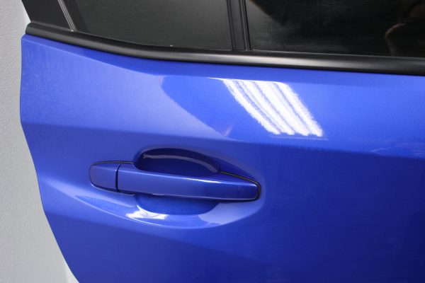 2015-2021 SUBARU WRX & STI REAR RH DOOR ASSEMBLY PASSENGER SIDE WORLD RALLY BLUE OEM - Image 4