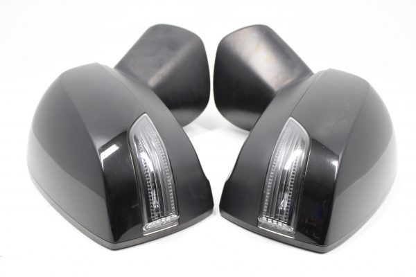 2015-2021 SUBARU WRX & STI SIDE VIEW MIRRORS W/ TURN SIGNALS LH/RH SET BLACK OEM - Image 2