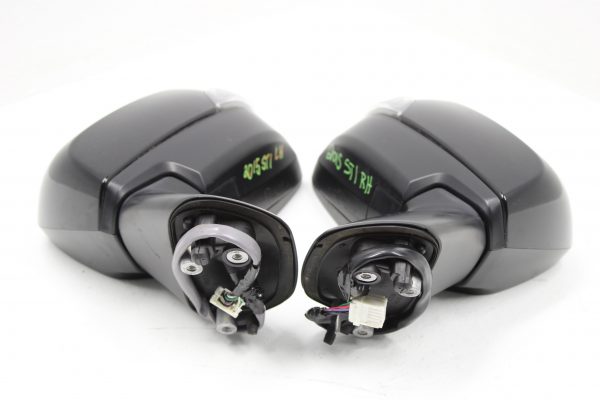 2015-2021 SUBARU WRX & STI SIDE VIEW MIRRORS W/ TURN SIGNALS LH/RH SET BLACK OEM - Image 3