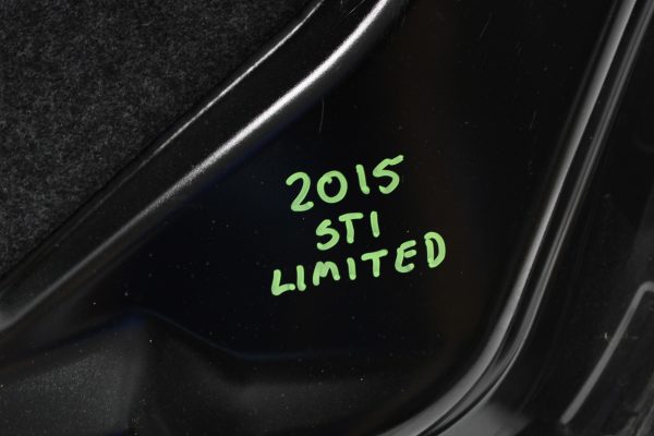 2015-2021 SUBARU WRX & STI LIMITED WINGLESS TRUNK LID BLACK OEM - Image 12