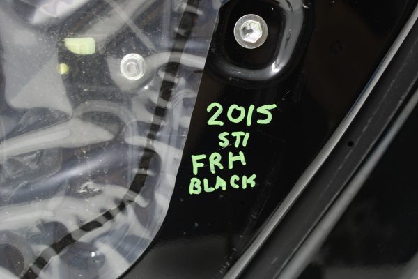2015-2021 SUBARU WRX & STI FRONT RH DOOR ASSEMBLY BLACK PASSENGER SIDE OEM - Image 11