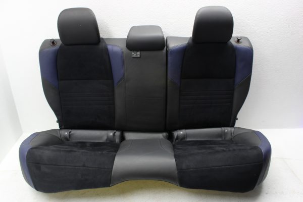 2015 SUBARU WRX STI LAUNCH EDITION BLUE LEATHER REAR SEATS UPPER & LOWER SET