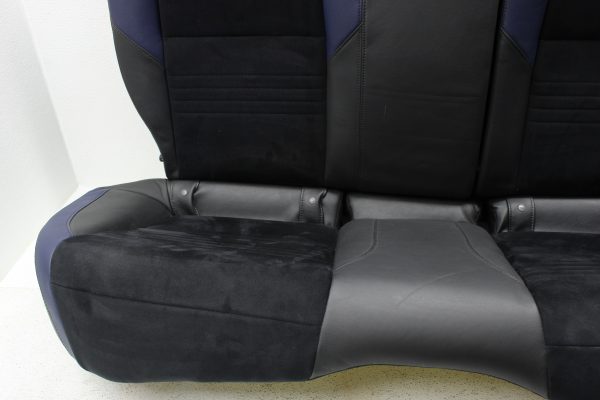 2015 SUBARU WRX STI LAUNCH EDITION BLUE LEATHER REAR SEATS UPPER & LOWER SET - Image 5