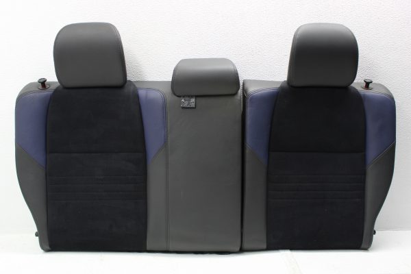 2015 SUBARU WRX STI LAUNCH EDITION BLUE LEATHER REAR SEATS UPPER & LOWER SET - Image 6