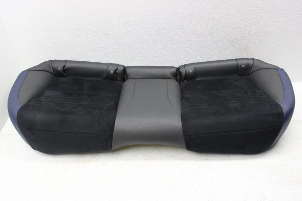 2015 SUBARU WRX STI LAUNCH EDITION BLUE LEATHER REAR SEATS UPPER & LOWER SET - Image 7