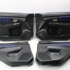 2015 SUBARU WRX STI LAUNCH EDITION FRONT & REAR BLUE LEATHER DOOR PANELS CARDS