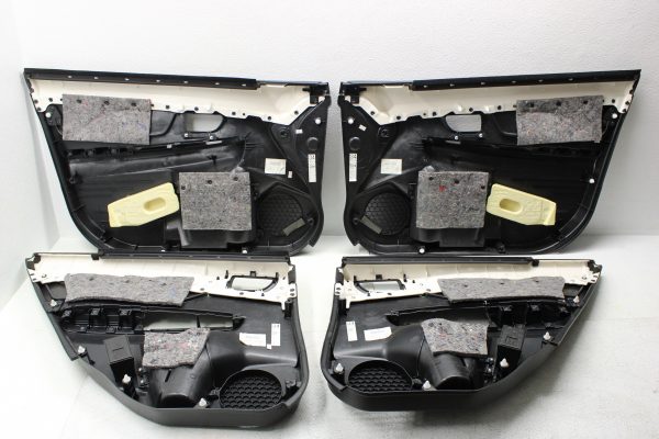 2015 SUBARU WRX STI LAUNCH EDITION FRONT & REAR BLUE LEATHER DOOR PANELS CARDS - Image 10