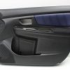 2015 SUBARU WRX STI LAUNCH EDITION FRONT & REAR BLUE LEATHER DOOR PANELS CARDS - Image 2