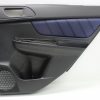 2015 SUBARU WRX STI LAUNCH EDITION FRONT & REAR BLUE LEATHER DOOR PANELS CARDS - Image 6