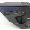 2015 SUBARU WRX STI LAUNCH EDITION FRONT & REAR BLUE LEATHER DOOR PANELS CARDS - Image 8