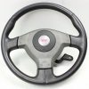 04 2004 SUBARU WRX STI STEERING WHEEL & HORN ASSEMBLY RED STITCHED OEM EJ257
