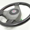 04 2004 SUBARU WRX STI STEERING WHEEL & HORN ASSEMBLY RED STITCHED OEM EJ257 - Image 4