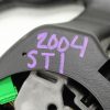 04 2004 SUBARU WRX STI STEERING WHEEL & HORN ASSEMBLY RED STITCHED OEM EJ257 - Image 10