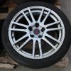 2008-2017 SUBARU WRX STI SILVER ENKEI WHEELS RIMS & TIRES 18X8.5 +55 OEM 5X114 - Image 8