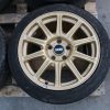 05-07 2005-2007 SUBARU WRX STI GOLD BBS FORGED RIMS WHEELS & TIRES 17X8 5X114 - Image 7