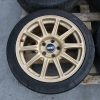 05-07 2005-2007 SUBARU WRX STI GOLD BBS FORGED RIMS WHEELS & TIRES 17X8 5X114 - Image 8