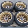 05-07 2005-2007 SUBARU WRX STI GOLD BBS FORGED RIMS WHEELS & TIRES 17X8 5X114 - Image 10