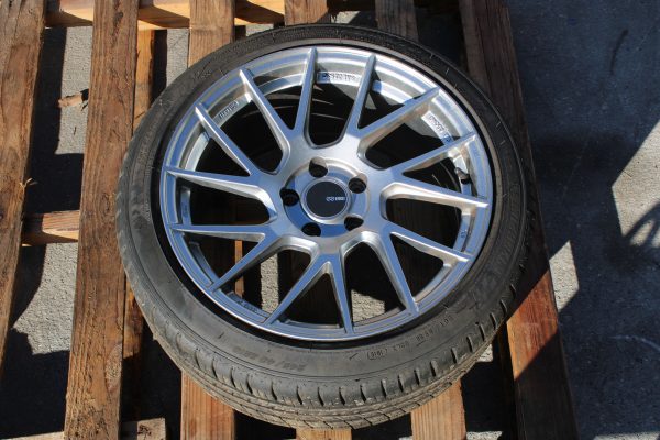 ENKEI TM-7 WHEEL RIM & 245/40/18 MICHELIN PILOT A/S 3+ TIRE 18X9.5 +38 5X114 #2