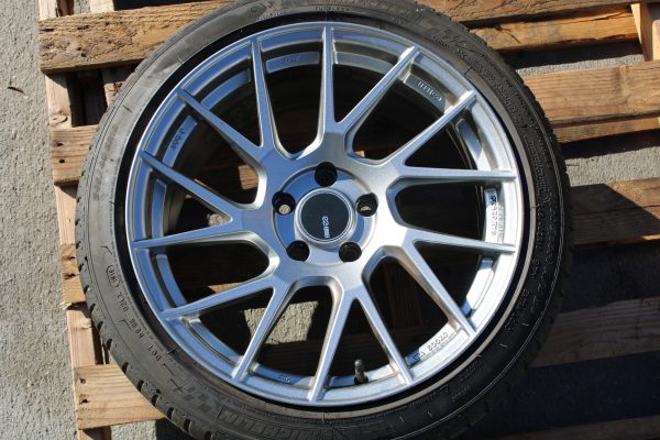 ENKEI TM-7 WHEEL RIM & 245/40/18 MICHELIN PILOT A/S 3+ TIRE 18X9.5 +38 5X114 #2 - Image 2