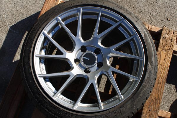 ENKEI TM-7 WHEEL RIM & 245/40/18 MICHELIN PILOT A/S 3+ TIRE 18X9.5 +38 5X114 #2 - Image 3