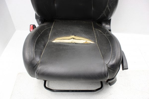 2007 SUBARU IMPREZA WRX STI LIMITED BLACK LEATHER FRONT SEATS LH/RH SET OEM - Image 7