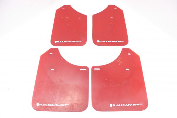2002-2007 SUBARU WRX & STI RALLY ARMOR RED MUD FLAPS SET FRONT & REAR
