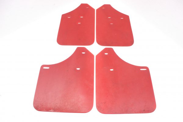 2002-2007 SUBARU WRX & STI RALLY ARMOR RED MUD FLAPS SET FRONT & REAR - Image 3