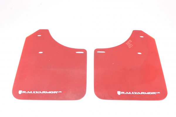 2002-2007 SUBARU WRX & STI RALLY ARMOR RED MUD FLAPS SET FRONT & REAR - Image 4