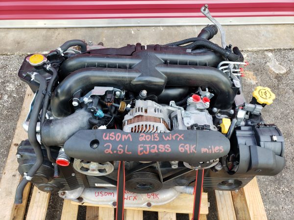 2008-2014 SUBARU IMPREZA WRX USDM ENGINE LONG BLOCK & VF52 TURBO 2.5L EJ255 69K MILES - Image 4