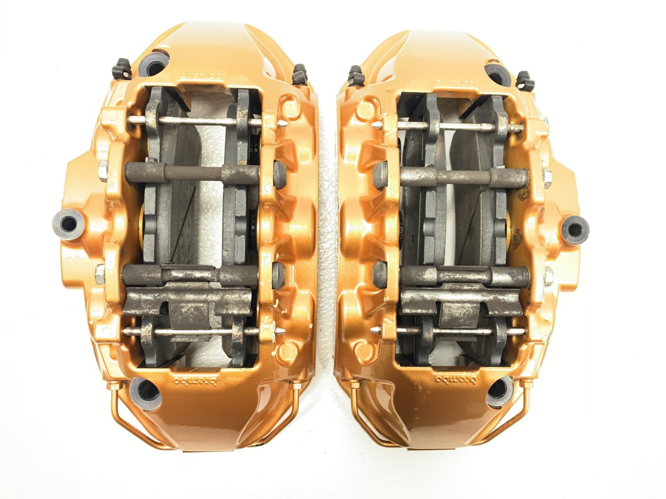 2009 NISSAN R35 GTR CBA FRONT AND REAR BREMBO BRAKE CALIPERS SET OEM