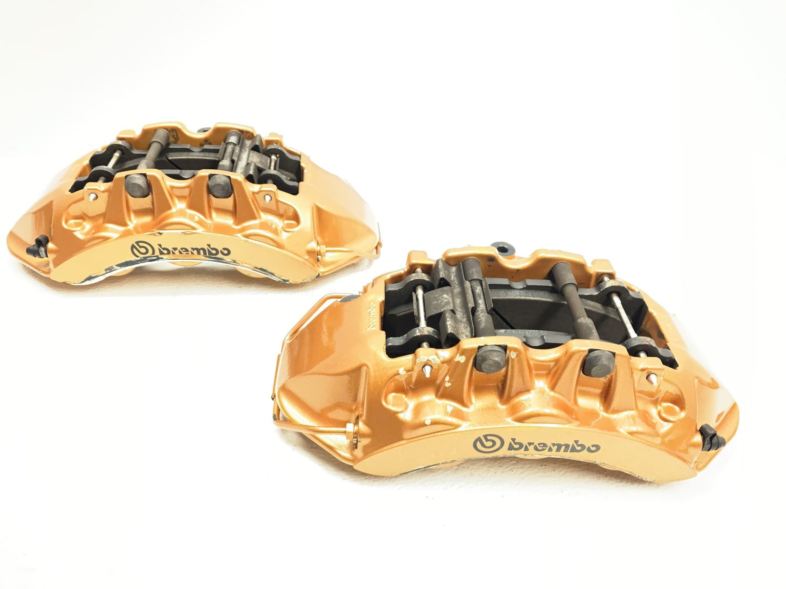 2009 NISSAN R35 GTR CBA FRONT AND REAR BREMBO BRAKE CALIPERS SET OEM