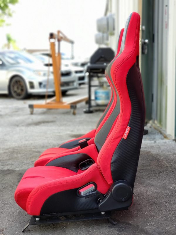 2015-2021 SUBARU WRX & STI CIPHER VIPER RECLINING RACING SEATS & BRACKETS/SLIDER - Image 5