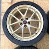2015 SUBARU WRX STI LAUNCH EDITION FORGED BBS GOLD 18" WHEELS RIMS & TIRES 5X114 - Image 5