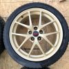 2015 SUBARU WRX STI LAUNCH EDITION FORGED BBS GOLD 18" WHEELS RIMS & TIRES 5X114 - Image 2