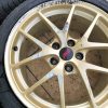 2015 SUBARU WRX STI LAUNCH EDITION FORGED BBS GOLD 18" WHEELS RIMS & TIRES 5X114 - Image 6