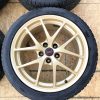 2015 SUBARU WRX STI LAUNCH EDITION FORGED BBS GOLD 18" WHEELS RIMS & TIRES 5X114 - Image 3