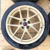 2015 SUBARU WRX STI LAUNCH EDITION FORGED BBS GOLD 18" WHEELS RIMS & TIRES 5X114 - Image 4