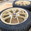 2015 SUBARU WRX STI LAUNCH EDITION FORGED BBS GOLD 18" WHEELS RIMS & TIRES 5X114 - Image 9