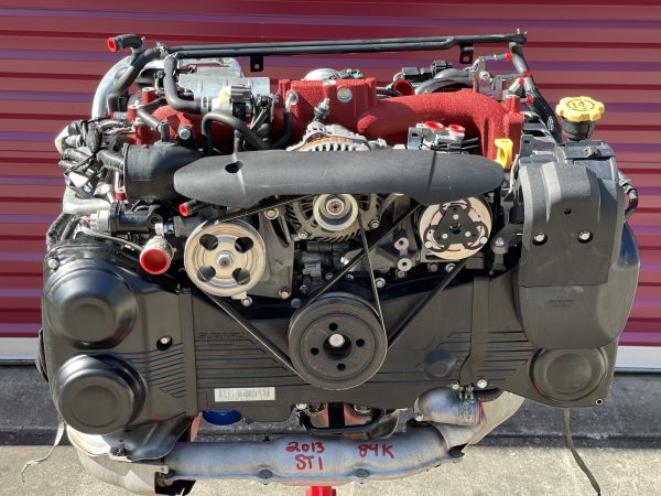 2008-2018 SUBARU WRX STI ENGINE MOTOR LONG BLOCK & VF48 TURBO EJ257 84K MILES