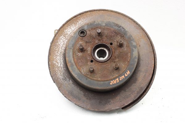 2008-2017 SUBARU WRX STI REAR HUBS KNUCKLES SPINDLES & ROTORS SET *RUSTY* - Image 3