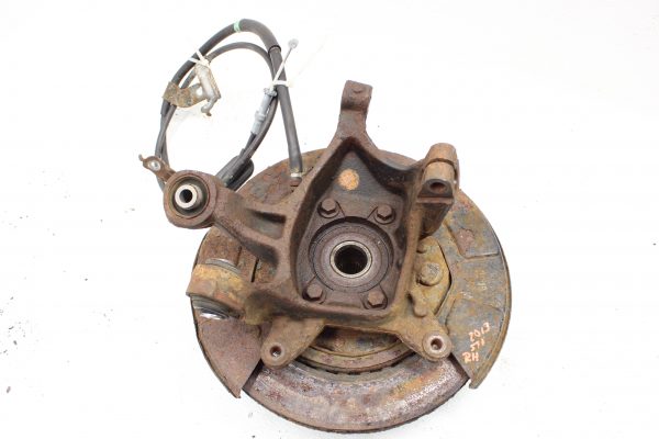 2008-2017 SUBARU WRX STI REAR HUBS KNUCKLES SPINDLES & ROTORS SET *RUSTY* - Image 8