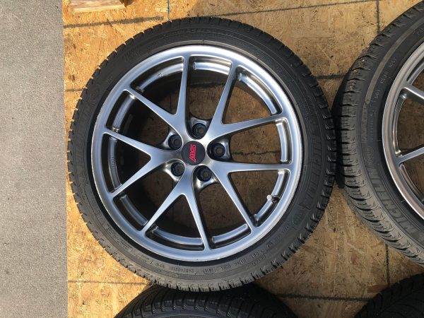 2015-2017 SUBARU WRX STI LIMITED FORGED BBS WHEELS RIMS & TIRES 18X8.5 +55 5X114 - Image 5